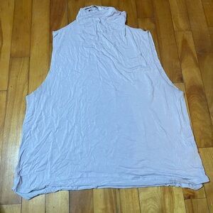 Babaton Light Pink Sleeveless Muscle Tee